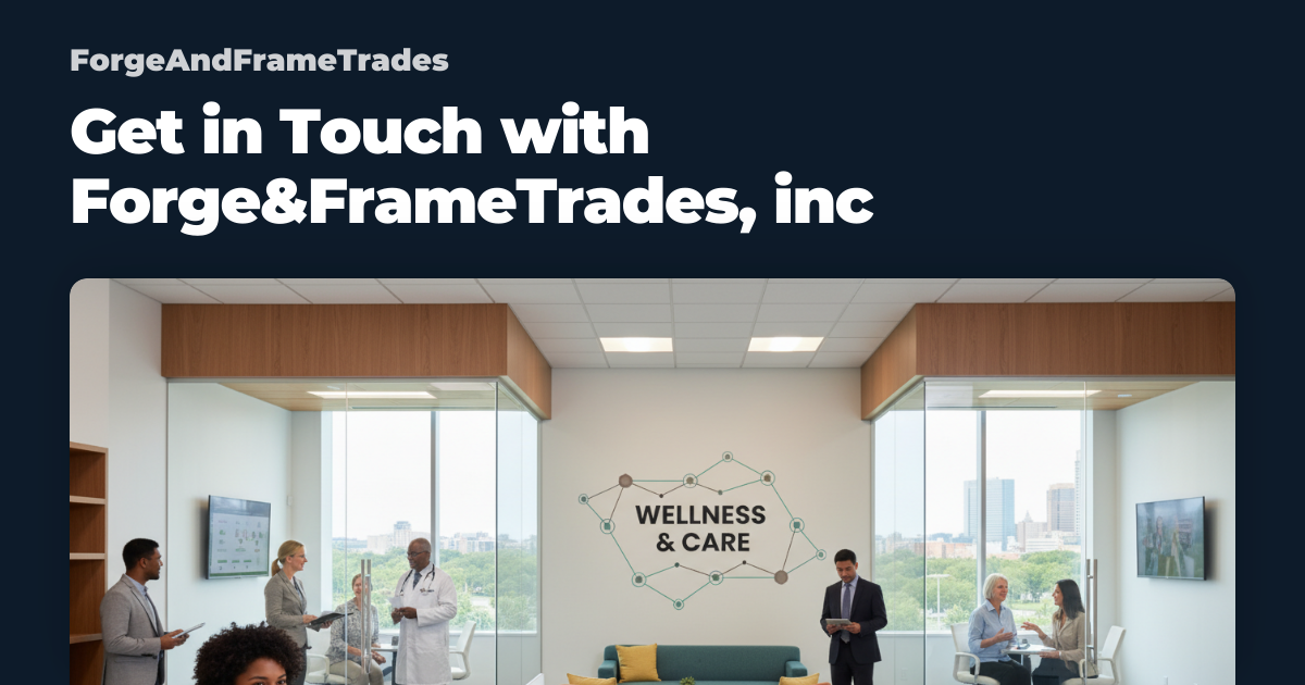 Get in Touch with Forge&FrameTrades, inc
